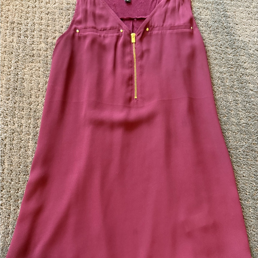 Express Burgundy Tank Top